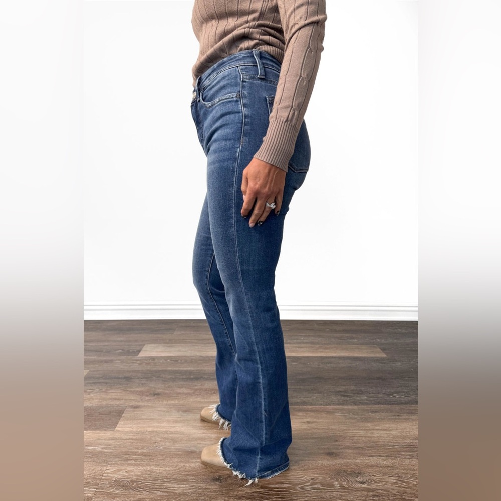 LOVERVET 29/9 The McKenzie from High-Rise Tummy Control Flare Denim BNWT - Picture 3 of 6